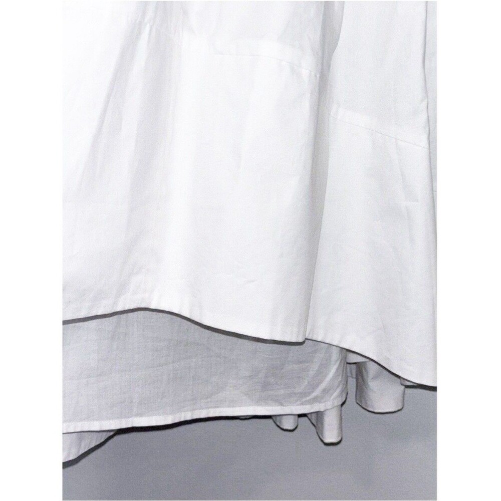 Alemais Selene White Organic Cotton Midi Dress Size 6 - Picture 7 of 12